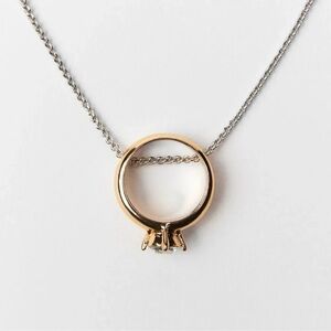 ZARA JEWEL WEDDING BAND NECKLACE